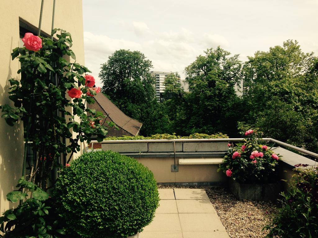 Avliving City Flat Basel With Roof Garden Buitenkant foto